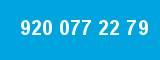 920 077 22 79